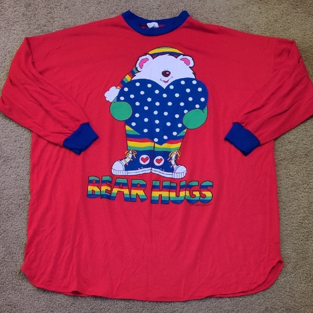 Vintage Sleep Shirt Bear Hugs